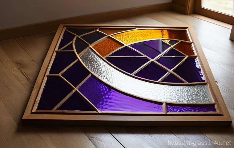 유리공예 입문자를 위한 필수 팁 - **Prompt:** A close-up, high-detail shot of a pair of gloved hands carefully arranging small, bright... 유리공예 입문자를 위한 필수 팁 - **Prompt:** A close-up, high-detail shot of a pair of gloved hands carefully arranging small, bright...